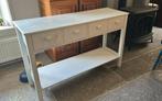 Mooie witte sidetable, Ophalen, 100 tot 150 cm, ., Zo goed als nieuw