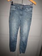 G754 ONLY mt S L30 jeans franje skinny 7/8 high rise blush, Only, Blauw, Ophalen of Verzenden, Zo goed als nieuw