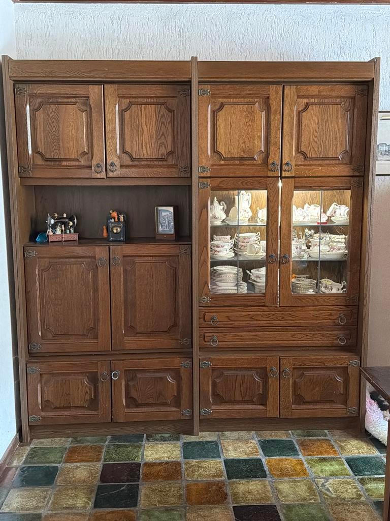 Wand kast /servies kast  uit 2 onderdelen, Ophalen of Verzenden