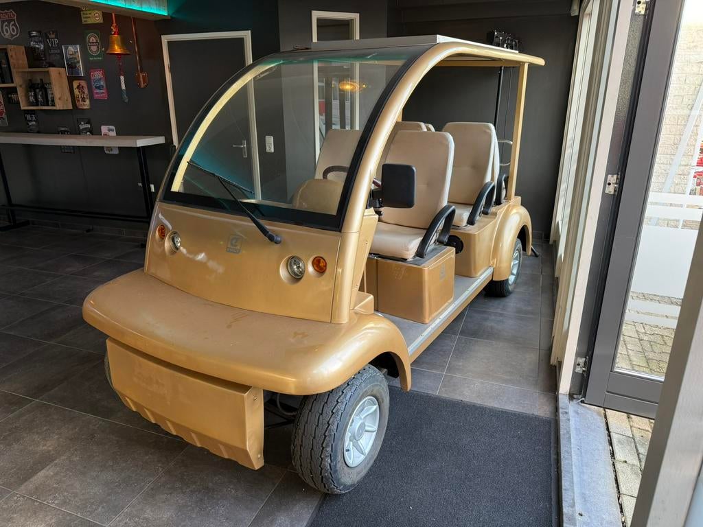 Golfkar voor zes personen elektrisch - 4.0kw, Ophalen, Gebruikt, Golfkar, Overige merken