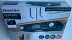 SilverCrest FM Draadloze keukenradio |SKR800, PLL/RDS, zwart, Audio, Tv en Foto, Radio's, Ophalen of Verzenden, Nieuw, Radio