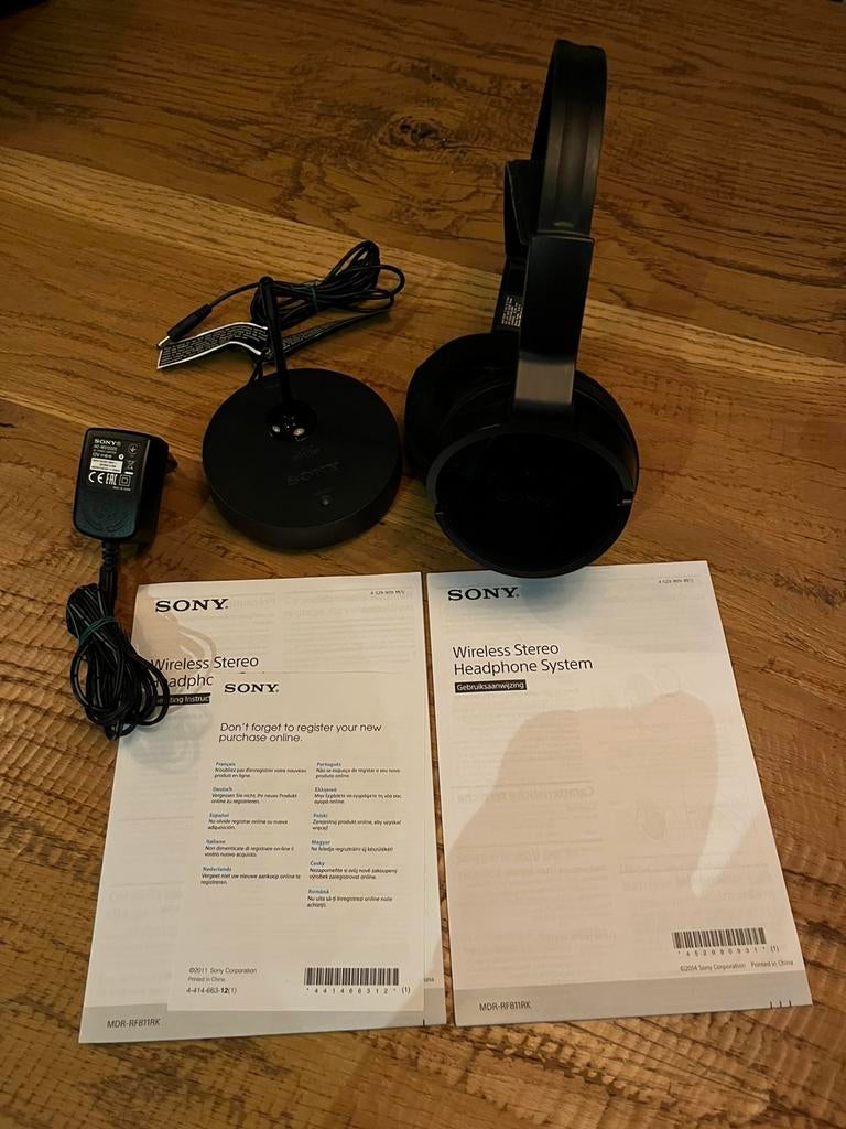 Koptelefoon Headset Sony MDR-RF811R, Gebruikt, Ophalen of Verzenden, Over oor (circumaural), Sony