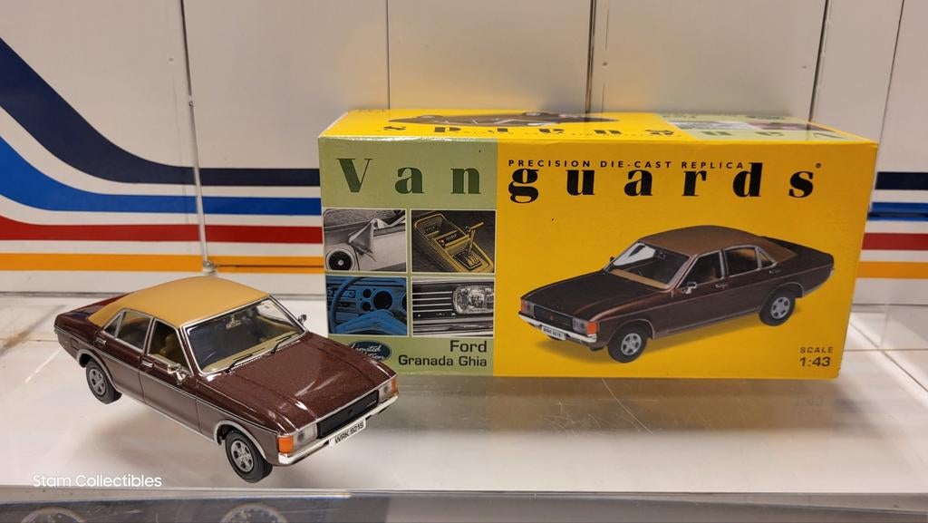 Vanguards Ford Granada Ghia Roman Bronze, Hobby en Vrije tijd, Modelauto's | 1:43, Zo goed als nieuw, Auto, Overige merken, Ophalen of Verzenden