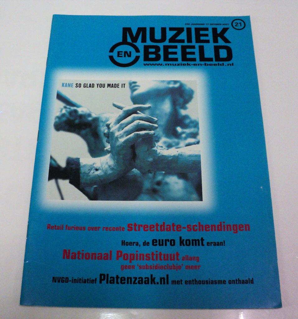 KANE PROMO MAGAZINE 2001 So Glad You Made It, Verzenden, Zo goed als nieuw, Boek, Tijdschrift of Artikel