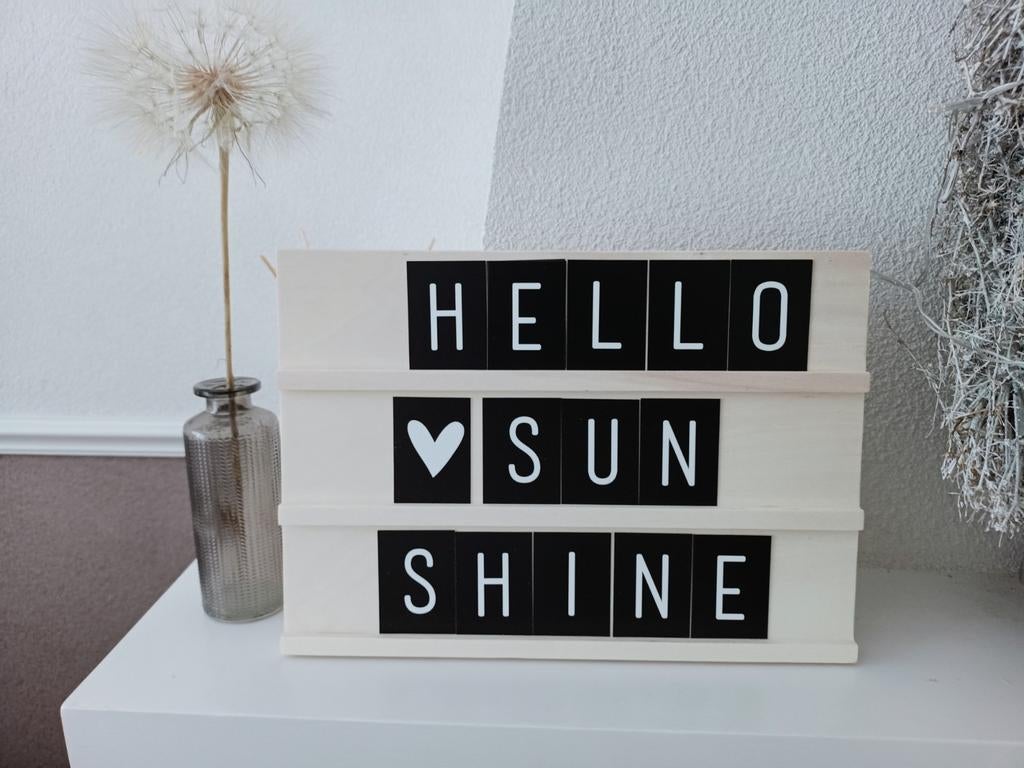 Houten tekstbord, Huis en Inrichting, Woonaccessoires | Tekstborden en Spreuken, Ophalen of Verzenden, Nieuw