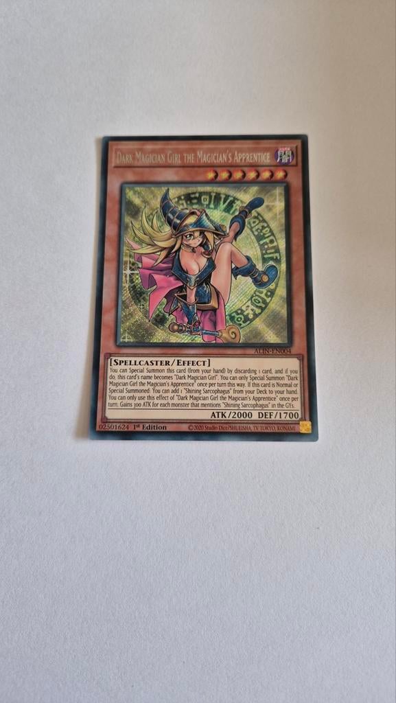 SR Dark Magician Girl The Magician's Apprentice Yu-Gi-Oh!, Ophalen of Verzenden, Nieuw, Losse kaart