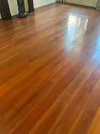 Jatoba vloer ca 24m2, plank 17cm breed en 2,4 cm dik, Zo goed als nieuw, 10 m² of meer, 10 tot 30 cm, Hout