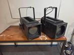 Retro theater fresnel frontlicht 2x, Ophalen of Verzenden, Licht