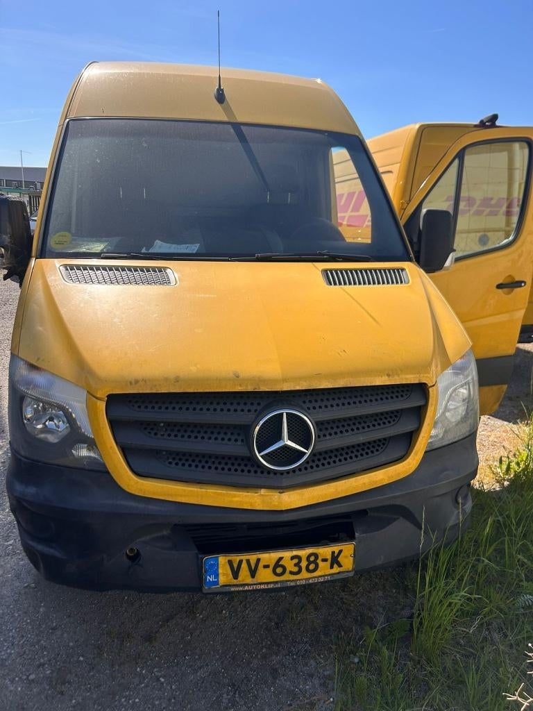 Mercedes-Benz Sprinter 2.2 D 95KW 2016 VV-638-K, Stof, Zwart, 129 pk, Bedrijf