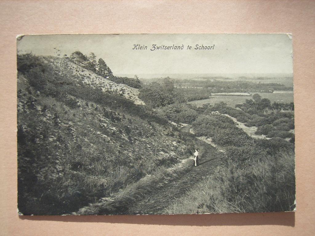 Ansichtkaart Klein Zwitserland te Schoorl NH, Ophalen of Verzenden, 1940 tot 1960, Noord-Holland