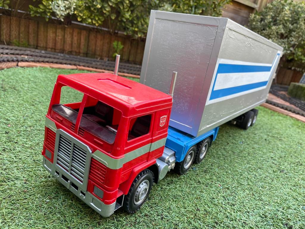 Custom 1:16 Bruder Optimus Prime Truck, Ophalen of Verzenden, Zo goed als nieuw