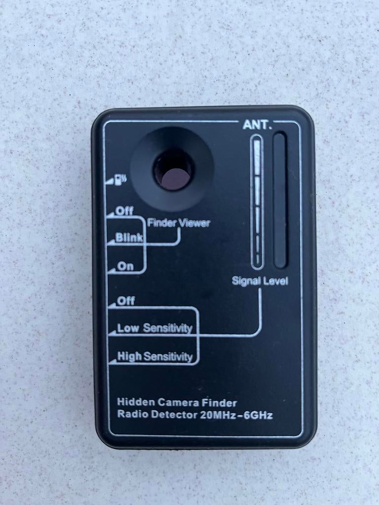 Verborgen camera detector, Verzenden, Zo goed als nieuw