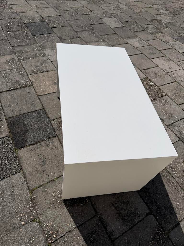 IKEA Småstad opbergmeubel / tafeltje wit, Ophalen, Gebruikt, Rechthoekig, Minder dan 55 cm