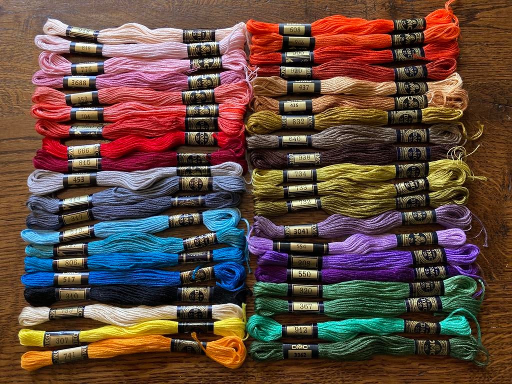 DMC dmc Borduurgaren borduurzijde splijtgaren, Hobby en Vrije tijd, Borduren en Borduurmachines, Ophalen of Verzenden, Nieuw, Handborduren