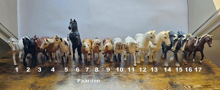 Schleich Verzameling paarden, Verzamelen, Dierenverzamelingen, Zo goed als nieuw, Beeldje of Figuurtje, Paard, Ophalen of Verzenden