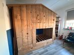 XXL Steigerhouten boomhutbed, Ophalen, Gebruikt, Tweepersoons, Overige maten