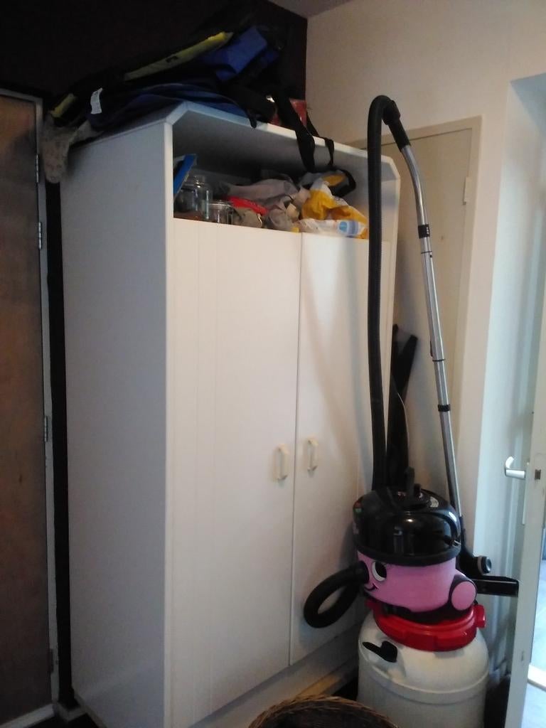 Hang leg kast, zwaar mdf., Huis en Inrichting, Kasten | Kledingkasten, Ophalen, Gebruikt, 50 tot 75 cm, 150 tot 200 cm