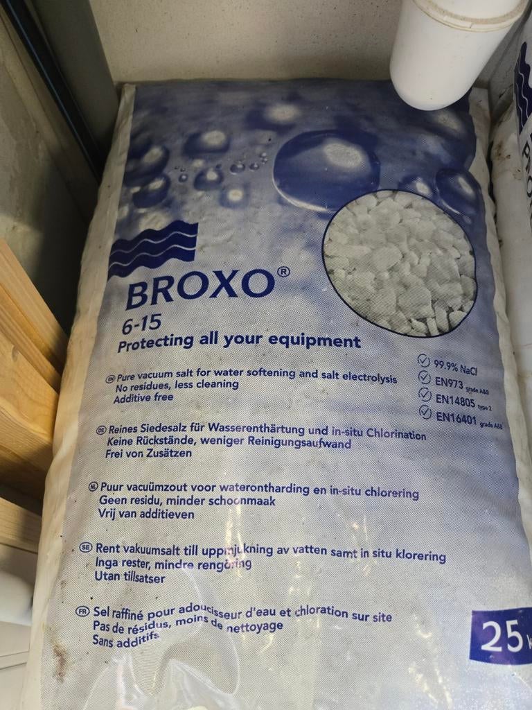 Broxo 6-15 zout voor waterontharder of beregening, Ophalen