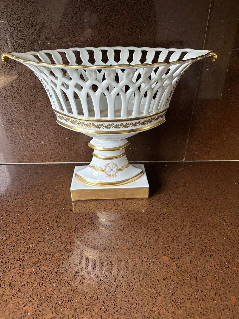 Grote Antieke Empire Limoges Centerpiece, Ophalen of Verzenden