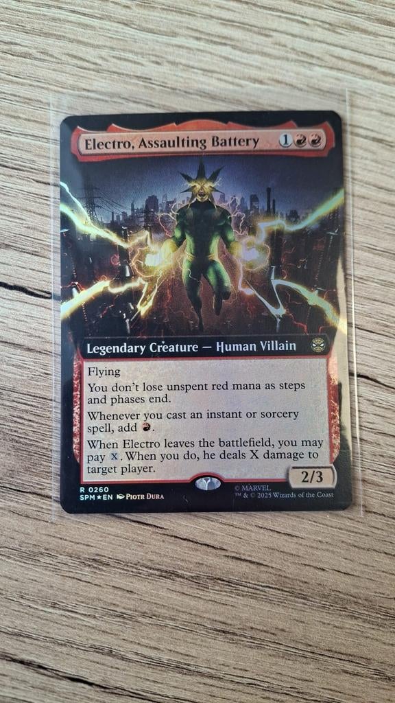 Electro, Assaulting Battery - Magic: The Gathering Kaart, Ophalen of Verzenden, Zo goed als nieuw, Losse kaart