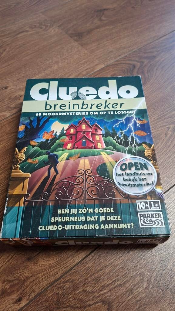 Cluedo Breinbrekers - Puzzelspel - Zo goed als nieuw, Een of twee spelers, Ophalen of Verzenden, Zo goed als nieuw, Reisspel