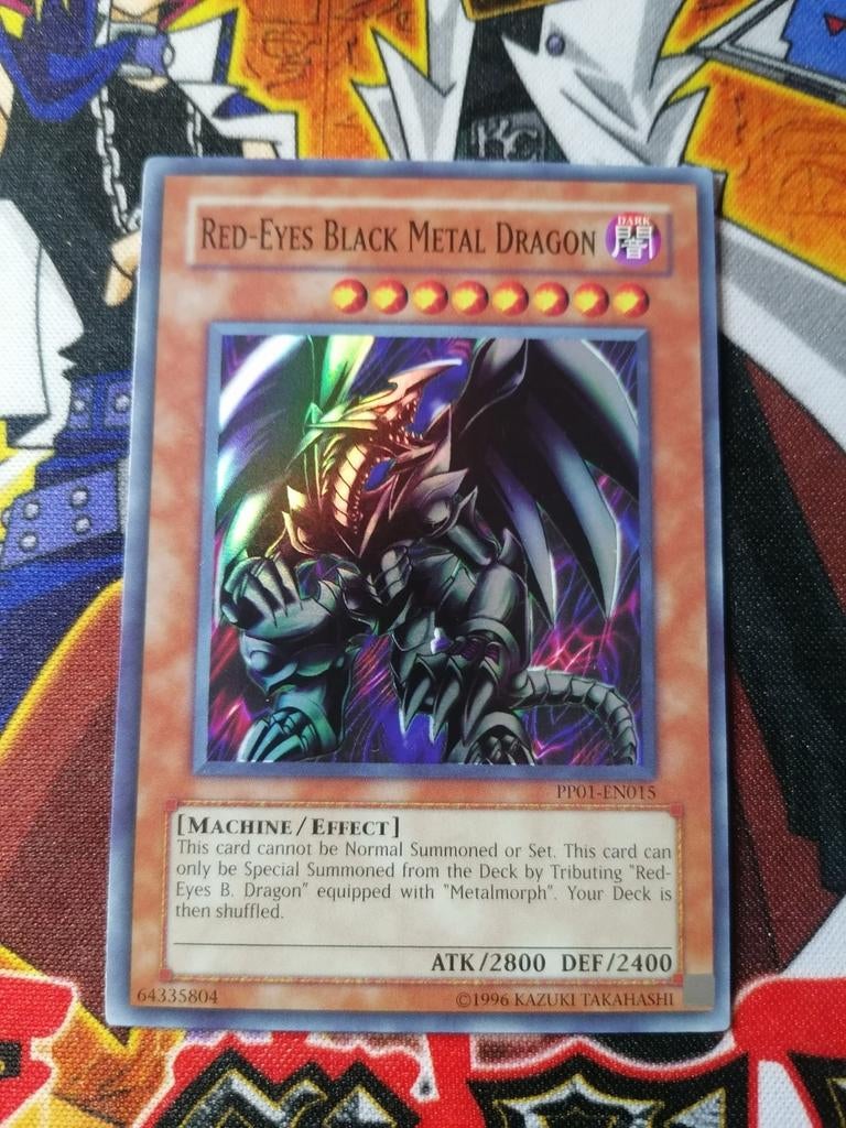 Red-Eyes Black Metal Dragon - Super Rare PP01 - Yu-Gi-Oh, Hobby en Vrije tijd, Verzamelkaartspellen | Yu-gi-Oh!, Ophalen of Verzenden