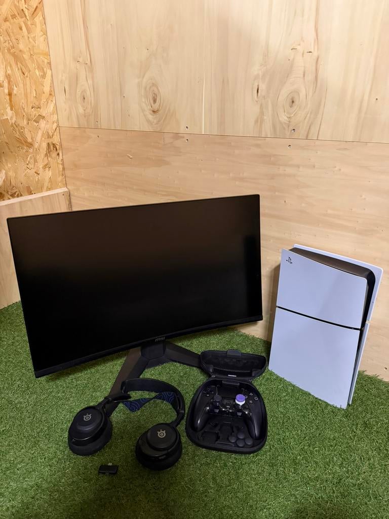 Playstation 5 Digital Edition /Msi monitor + assecoires, Spelcomputers en Games, Spelcomputers | Sony PlayStation 5, Ophalen of Verzenden