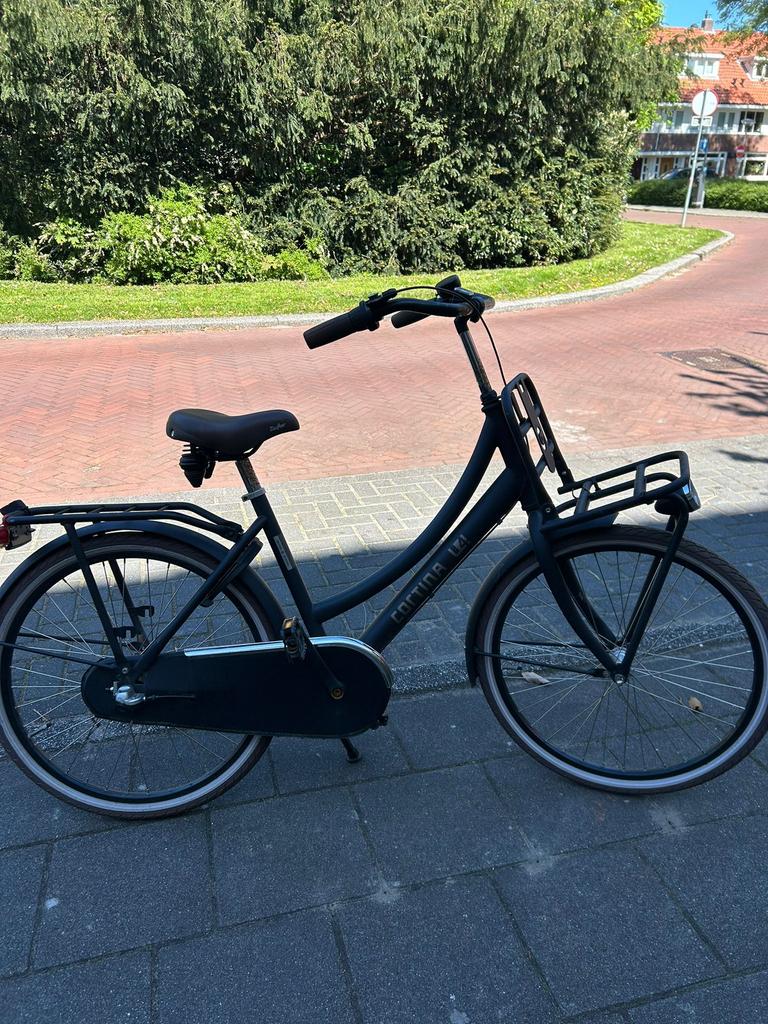 Cortina U4 meisjes fietd 24” inch zwart, Ophalen, Terugtraprem, Versnellingen, Gebruikt