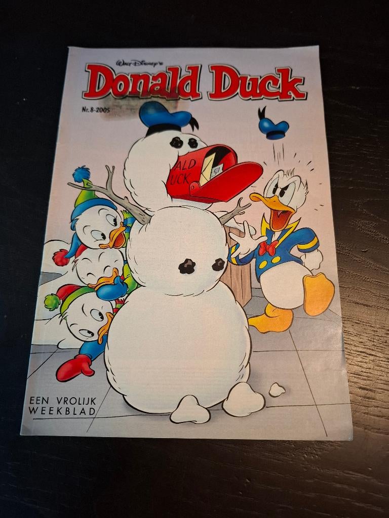 Donald Duck Nr. 8 Jaar 2005, Boeken, Stripboeken, Gelezen, Eén stripboek, Ophalen of Verzenden, Donald Duck