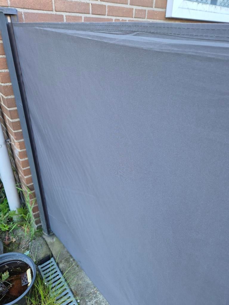 Zijscherm/Windscherm Grijs - Perfect voor Privacy, Gebruikt, Overige typen, Ophalen of Verzenden, 250 cm tot 450 cm