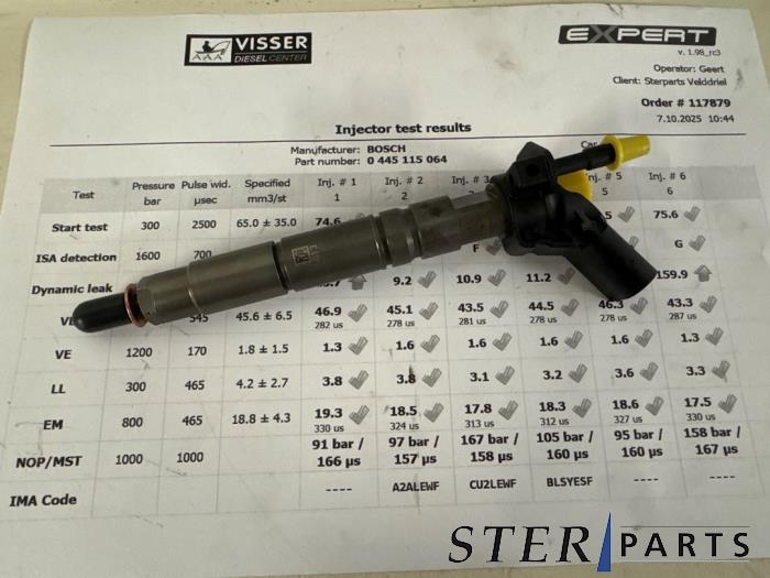 Verstuiver (diesel) van een Mercedes C-Klasse, Auto-onderdelen, Gebruikt, -, Ophalen of Verzenden, -