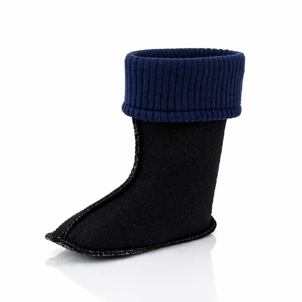 Partij zwart met blauwe Gevavi laarssokken voor kinderen, NHP International, Jongen of Meisje, Ophalen of Verzenden, Gevavi