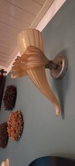 Wandlamp met glazen kap, Huis en Inrichting, Lampen | Wandlampen, Ophalen