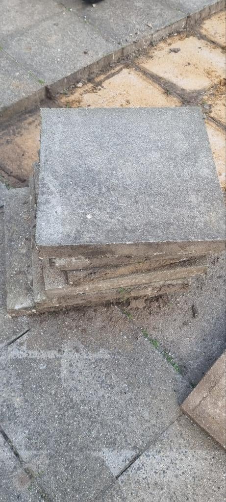 Gebruikte terrastegels voor terras of barbecueplek, Ophalen of Verzenden