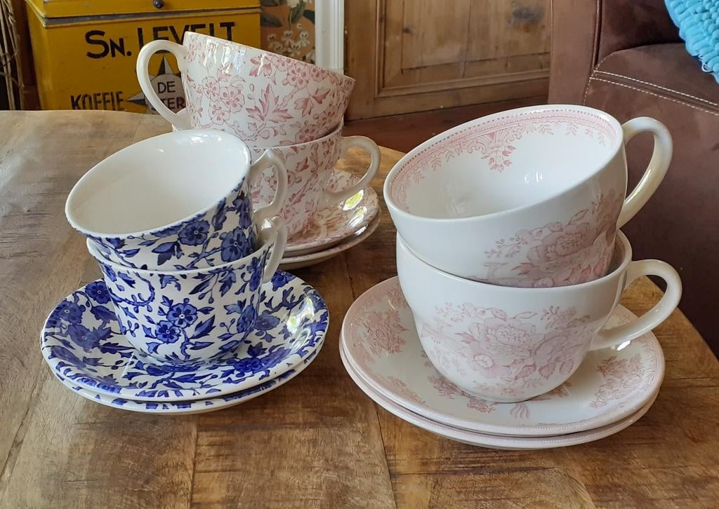 Burleigh kop en schotels arden, Antiek en Kunst, Antiek | Servies los, Ophalen of Verzenden