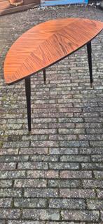 Vintage bijzet tafeltje ikea, Minder dan 55 cm, Gebruikt, Rond, Ophalen