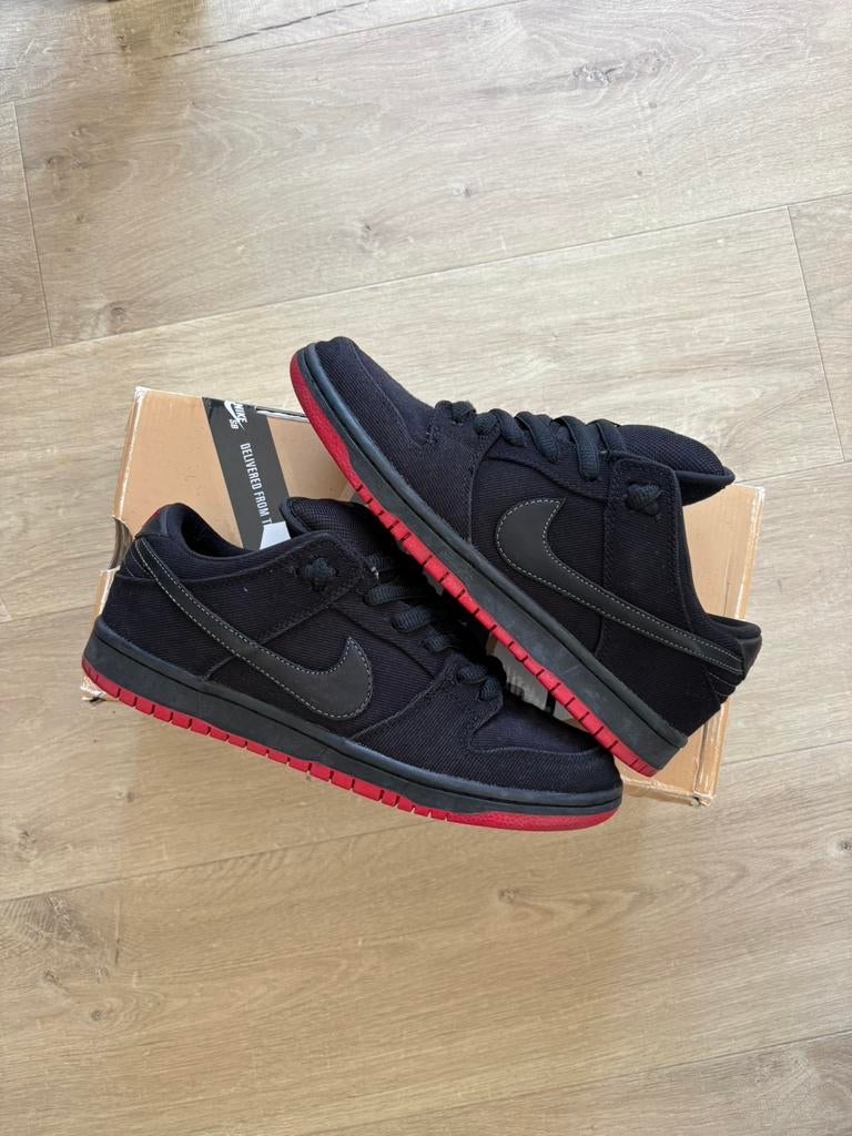 Nike Sb Dunk Low Levis Black Denim, Kleding | Heren, Schoenen, Zwart, Ophalen of Verzenden, Sneakers of Gympen, Zo goed als nieuw