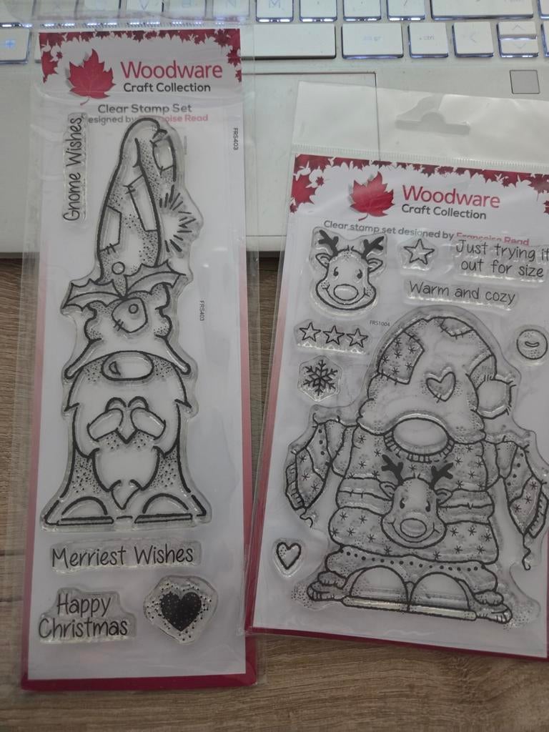 stempel woodware twee verschillende, Ophalen of Verzenden, Zo goed als nieuw, Clearstamp