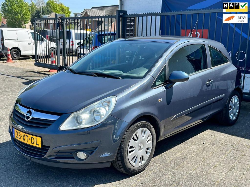 Opel Corsa 1.4-16V Enjoy / AIRCO / CRUISE CONTROL / SENSOREN, Auto's, Opel, 15 km/l, Gebruikt, Parkeersensor, 4 cilinders