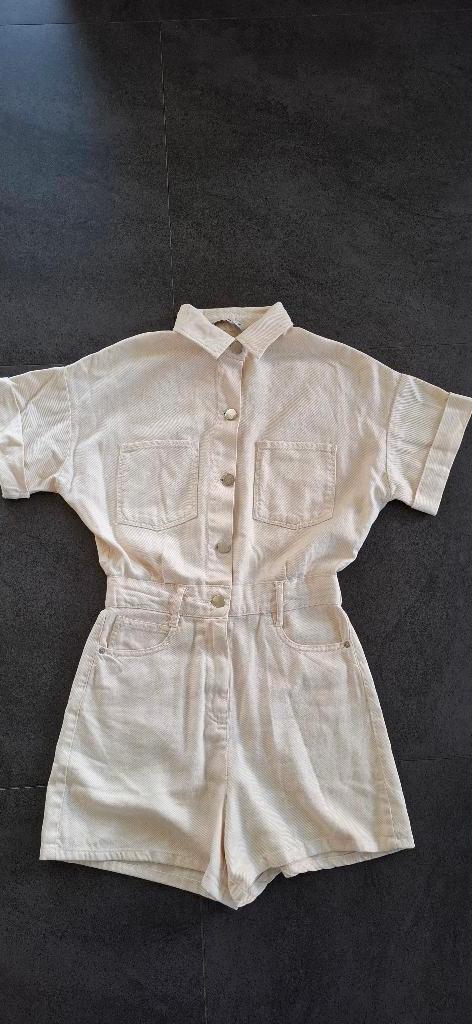 Cremekleurige jumpsuit maat XS. Zara dameskleding. Broek!, Kleding | Dames, Jumpsuits, Ophalen of Verzenden, Zo goed als nieuw