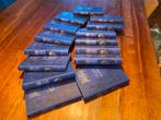 Jules Verne De Wonderreizen 15 boeken blauw bandjes, Ophalen of Verzenden, Zo goed als nieuw