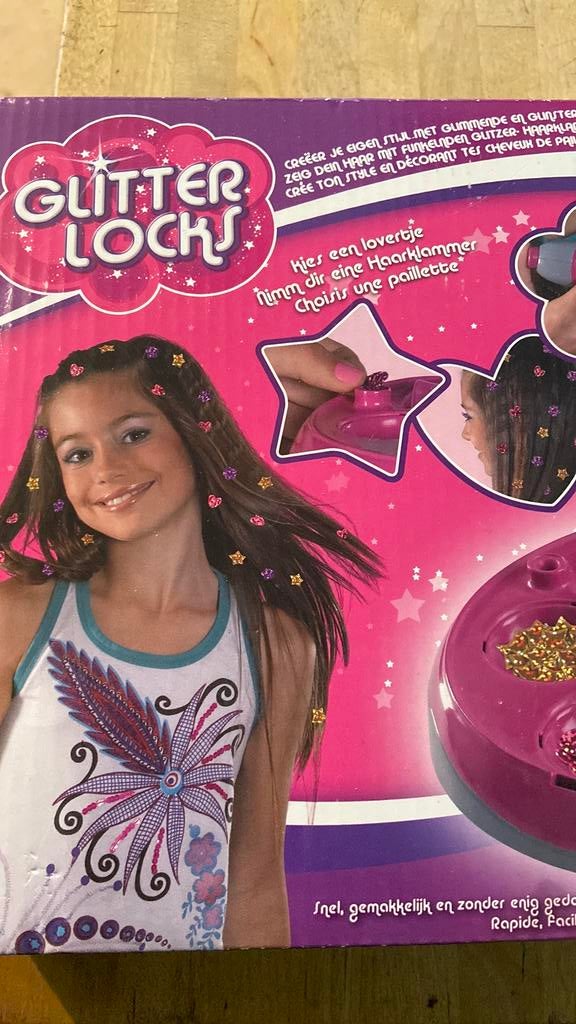 Glitter locks nieuw, Kinderen en Baby's, Speelgoed | Overig, Ophalen, Nieuw, Meisje