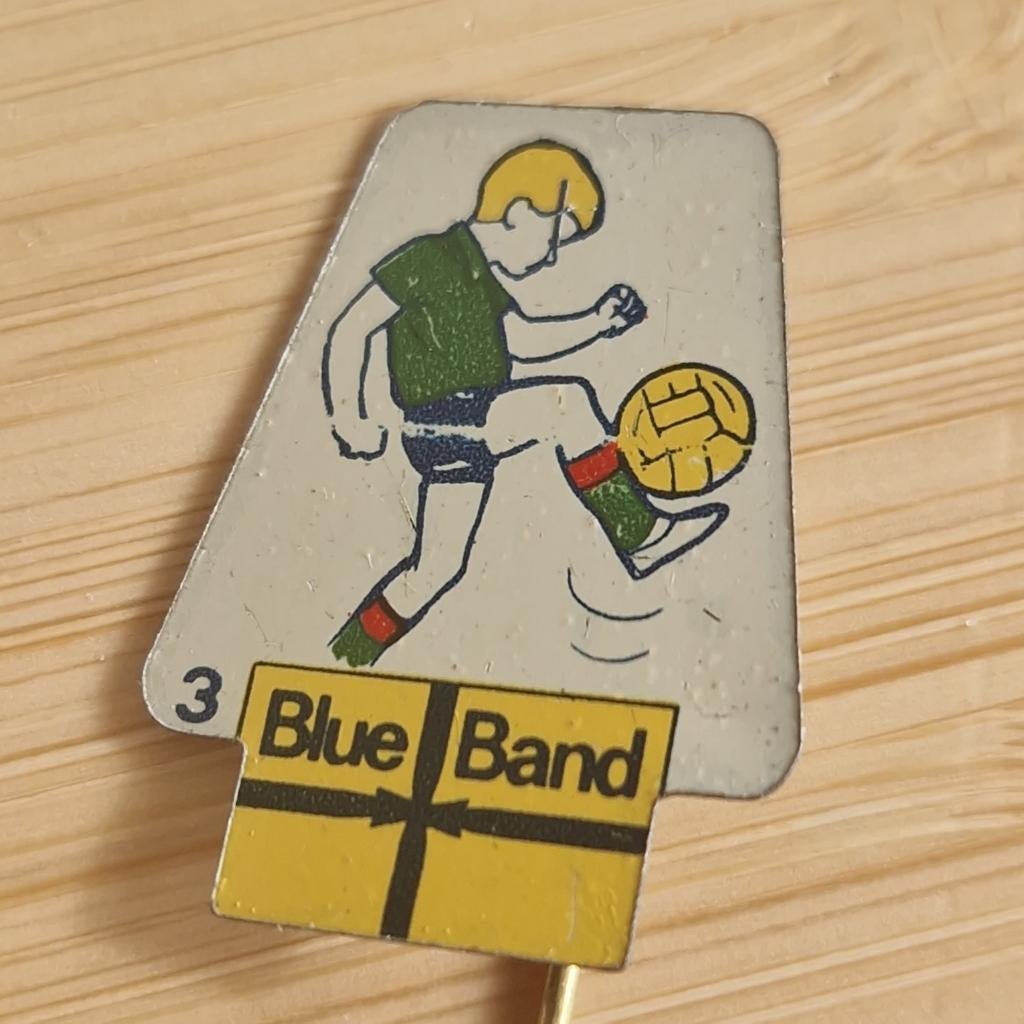 SPELDJE Blueband voetballer, Ophalen of Verzenden, Zo goed als nieuw, Merk