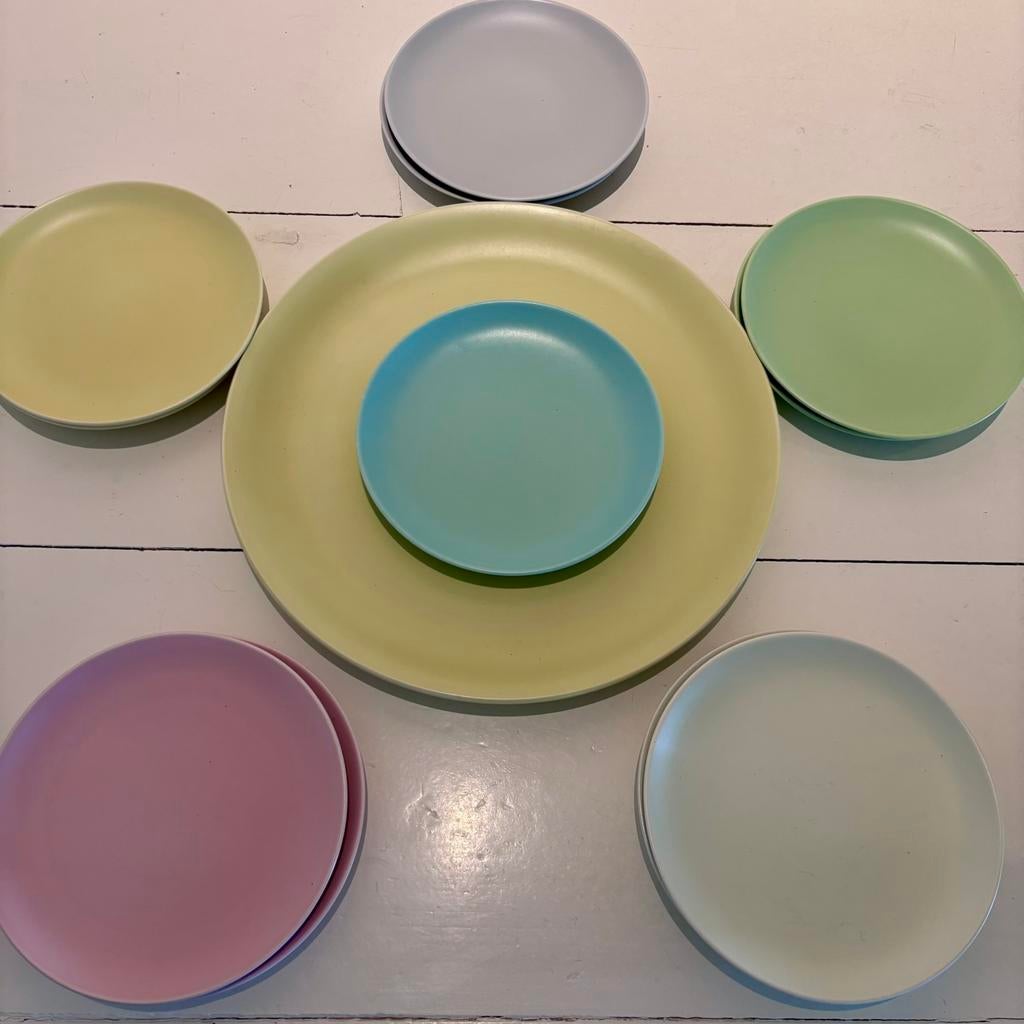 Goedewaagen Gouda Holland Gebaksset - Pastelkleuren, Ophalen of Verzenden