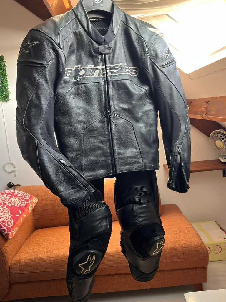 Alpinestars 2 delig Motorpak maat 48, Motoren, Kleding | Motorkleding, Ophalen of Verzenden, Tweedehands, Heren, Combipak