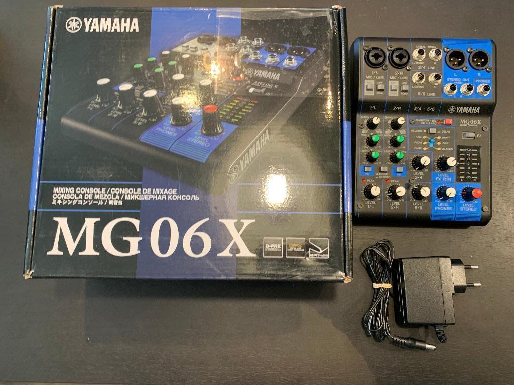 Yamaha MG06X live mixer, Muziek en Instrumenten, Mengpanelen, Ophalen of Verzenden, Zo goed als nieuw, 5 tot 10 kanalen, Microfooningang