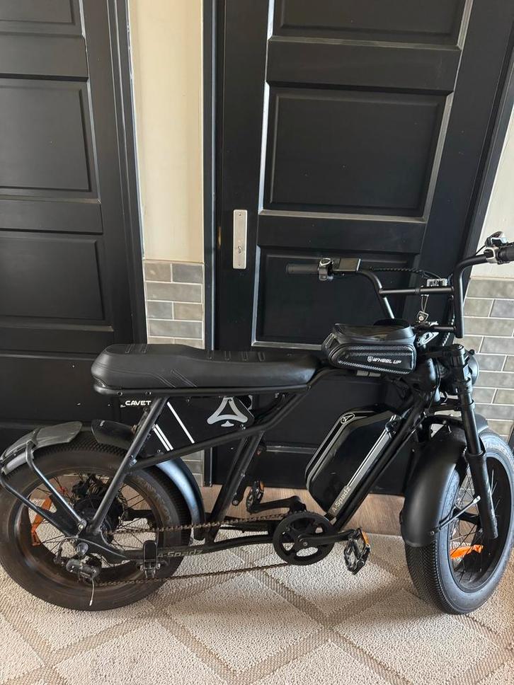 A-spadz fatbike cavet air black, Fietsen en Brommers, Elektrische fietsen, Gebruikt, Overige merken, Minder dan 47 cm, Ophalen