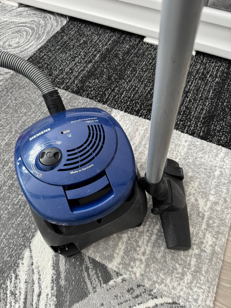 Siemens Stofzuiger | Blauw | Schoon | Werkt Goed, Witgoed en Apparatuur, Stofzuigers, Gebruikt, Stofzuiger, 1600 tot 2000 watt