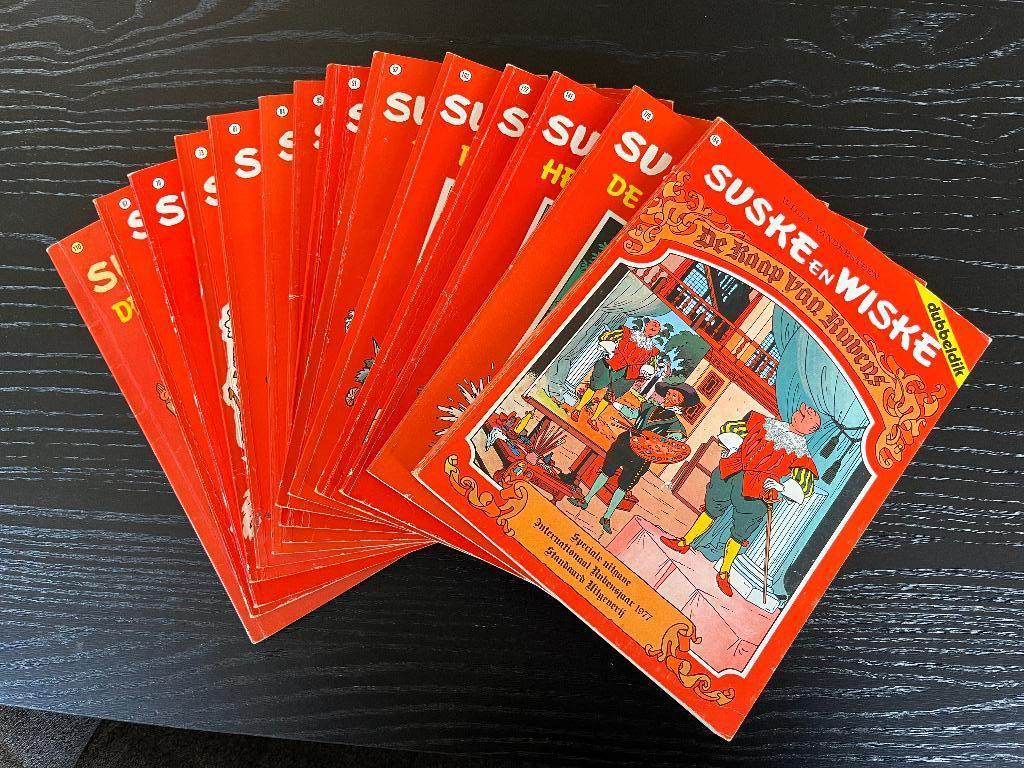 Suske & Wiske stripboeken 1971 t/m 1979, Gelezen, Willy Vandersteen, Ophalen of Verzenden, Meerdere stripboeken