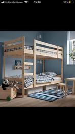 Stapelbed Ikea massief grenen, Ophalen, Gebruikt, 90 cm, 160 tot 180 cm